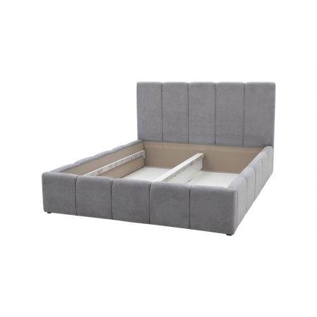 Łóżko 160x200 cm z pojemnikiem tapicerowane  ASTORIA