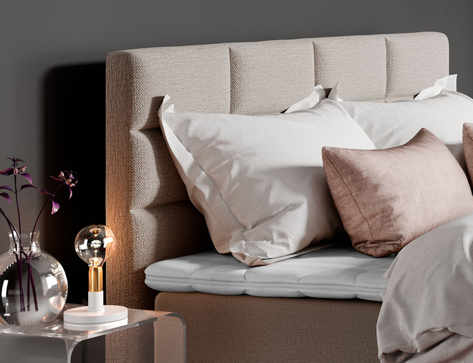 łóżko 160 x 200 cm z materacem