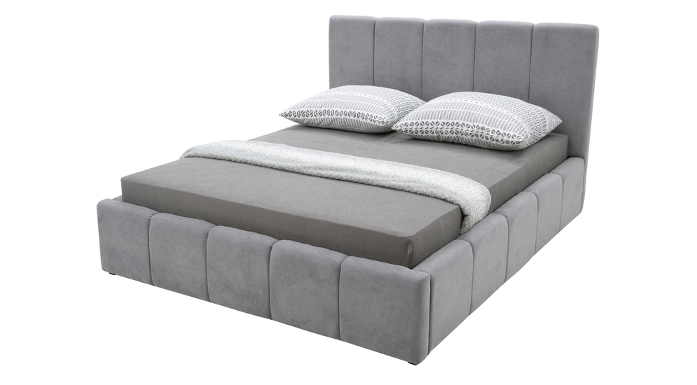 łóżko podwujne 160 x 200 cm z materacem